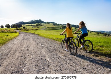 Healthy Lifestyle - Young Women Biking