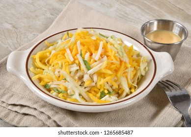 A Healthy Mango And Jicama Slaw Salad