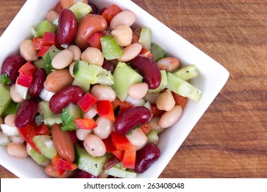 Healthy Mixed Bean Salad Bowl