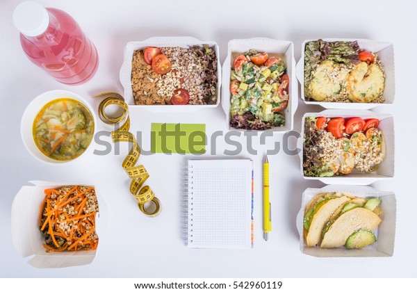 Plan De Nutricion Saludable Entrega De Foto De Stock Editar Ahora