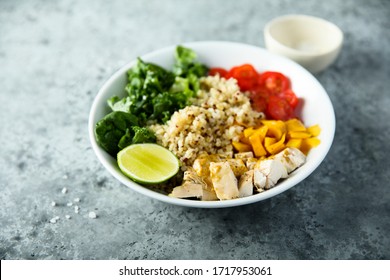 Healthy Quinoa Bowl With Chicken