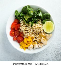 Healthy Quinoa Bowl With Chicken