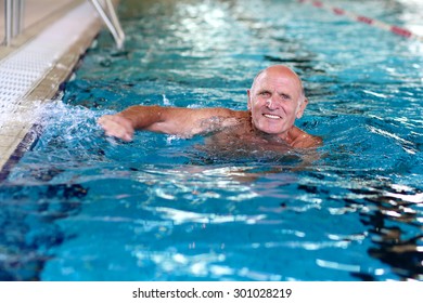 765 Older man swimming pool Images, Stock Photos & Vectors | Shutterstock