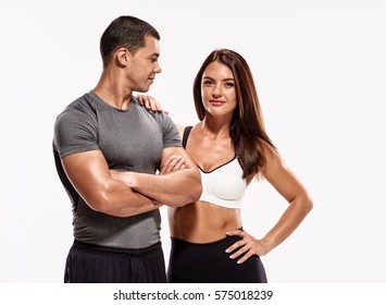 healthy sporty couple