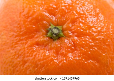 healthy tangerine on white background