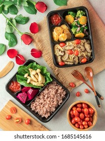 Healthy Vegetarian Plan Meal Lunch Box