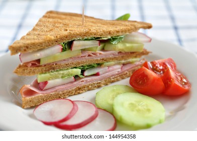 Healthy Whole Grain Sandwich