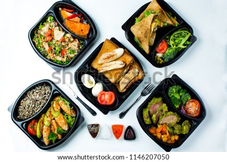 Healty and diet food on white plate. Vegetarian food. 