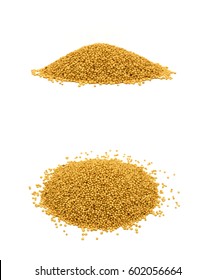 Heap Of Amaranth Seeds Isolated On White