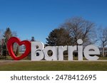 Heart Barrie Sign in Barrie, Ontario