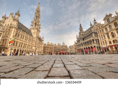 Heart of Brussels - The Grand Place (Grote Markt) and Town Hall