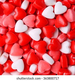 Heart Candy background.  Valentine's Day