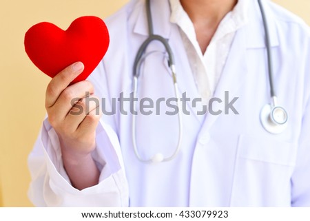 Heart care, medical concept