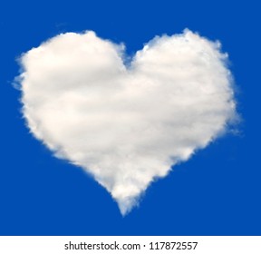 heart from clouds