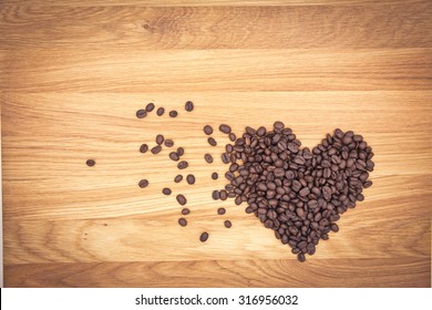 heart coffee and love - Shutterstock ID 316956032