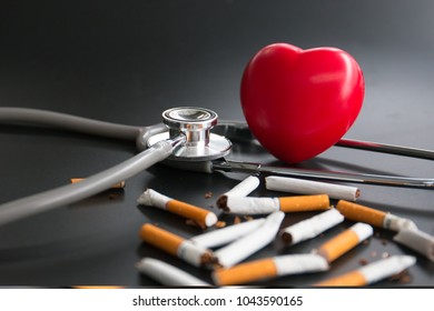 Heart Disease Cigarette Smoking Stock Photo 1043590165 | Shutterstock