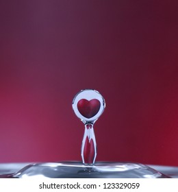 heart in a drop
