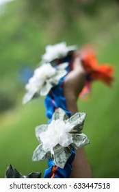 Heart Flower Made From Money Graduation Sash 