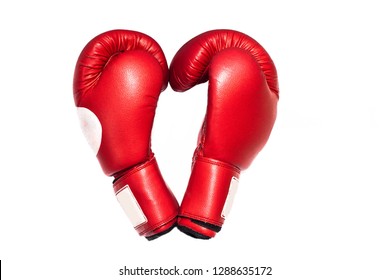 heart in the form of Boxing gloves