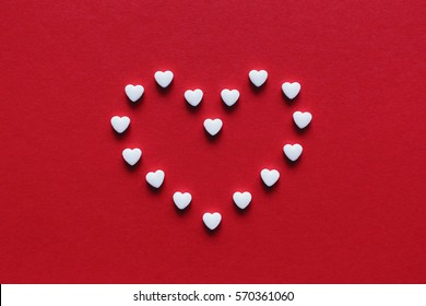 heart of hearts, heart of pills - Shutterstock ID 570361060