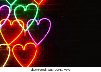 Heart light shape sparkle at night background. - Powered by Shutterstock