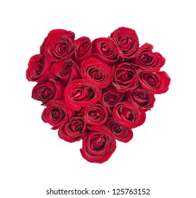 Valentines Day Heart Made Red Roses Stock Photo 170539187 | Shutterstock