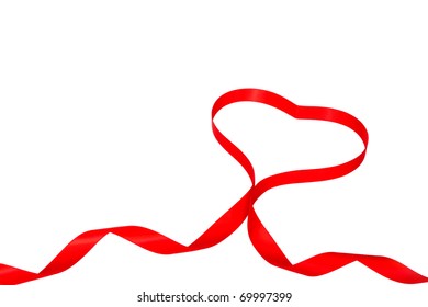 Crystal Heart Red Ribbon Floating Stock Photo 97353269 | Shutterstock