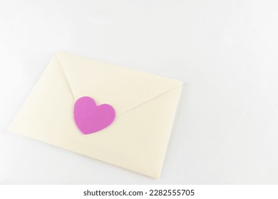 Heart mark and envelope. love letter image - Shutterstock ID 2282555705