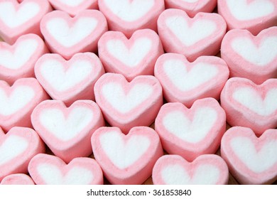 Heart marshmallows