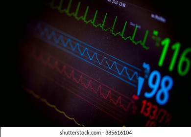 Heart Monitor Measuring Vital Signs