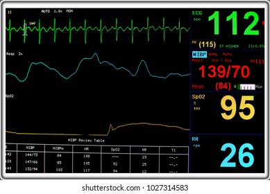 Similar Images, Stock Photos & Vectors of Patients Monitor in Intensive