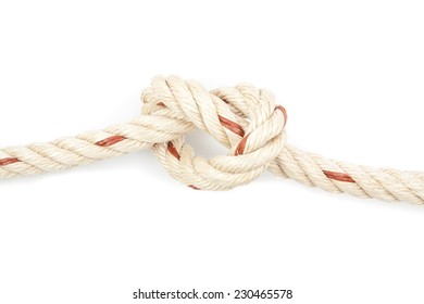 Heart Rope Knot Isolated On White Stock Photo 230465578 | Shutterstock