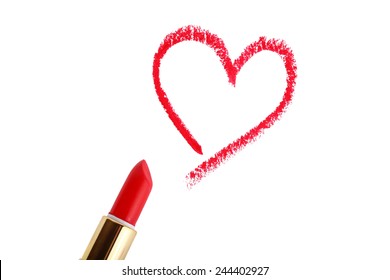 lipstick heart