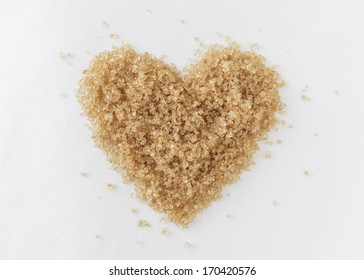 Heart Shape Sugar Love Valentine's Background 