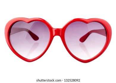 Heart shape sun glasses