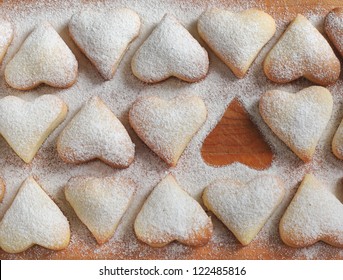 Heart shaped cookies for valentine's day - Powered by Shutterstock