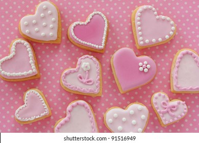 Heart shaped cookies for valentines day - Powered by Shutterstock