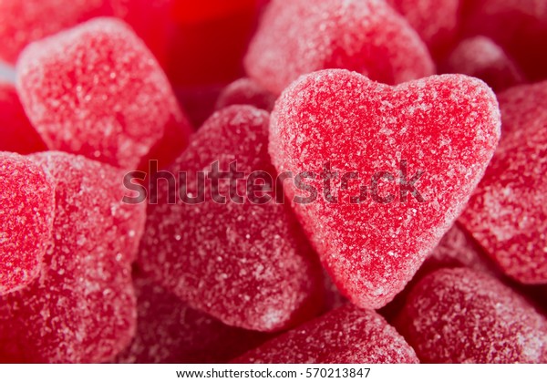 Heart Shaped Gummy Candy Sugar Coating Stock Photo 570213847 | Shutterstock