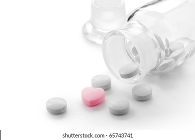 Heart Shaped Pills Photos and Images | Shutterstock