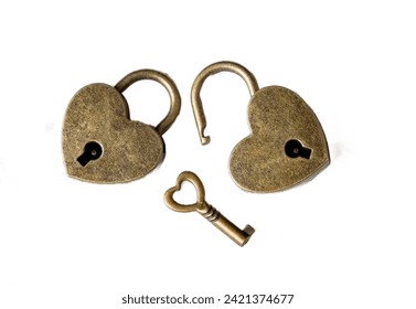 Heart shaped padlock. Valentines day love concept. - Powered by Shutterstock