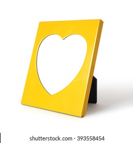  Heart Shaped Photo Frame, Isolated                              