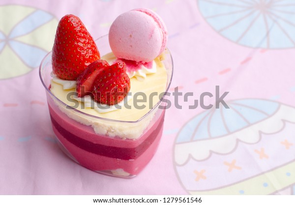 Heart Shaped Red Velvet Cake Decorated Stock Photo Edit Now
