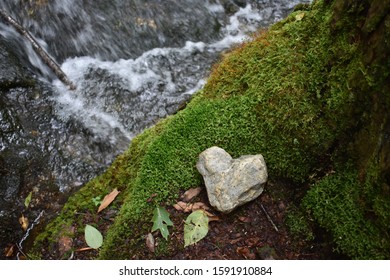 Heart Shaped Rock Found On Appalachian Trail In The Berkshires In Massachusetts Beside A Stream