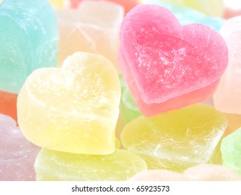 Heart shaped sweet candies, Sweet heart