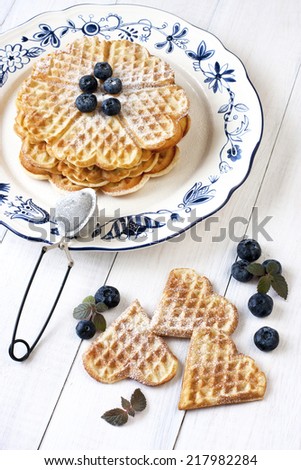 Similar – breakfast waffles Food