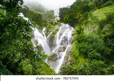 Heart Shaped Waterfall At Tak, Thailand