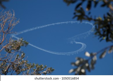 Heart Skywriting In The Sky