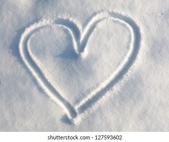 Snow Heart Images Stock Photos Vectors Shutterstock