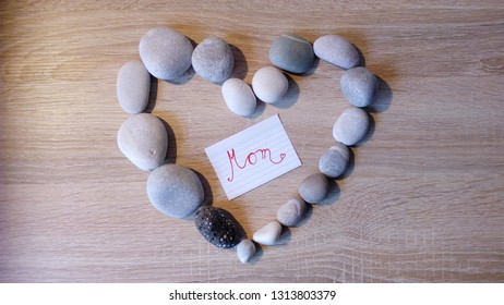 Heart of Stones for my Mom - Shutterstock ID 1313803379