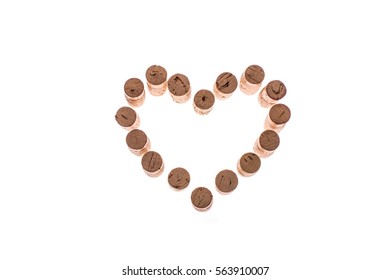 Heart From Wine Corks